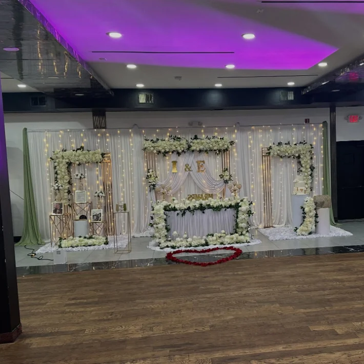 Wedding reception at Newark Waterfront Event Center